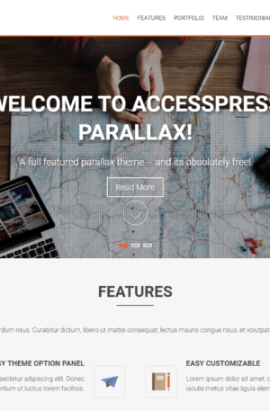 AccessPress Parallax